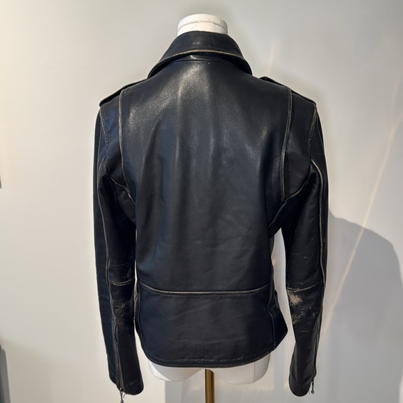 All Saints Leather Jacket - Picture 3 of 4